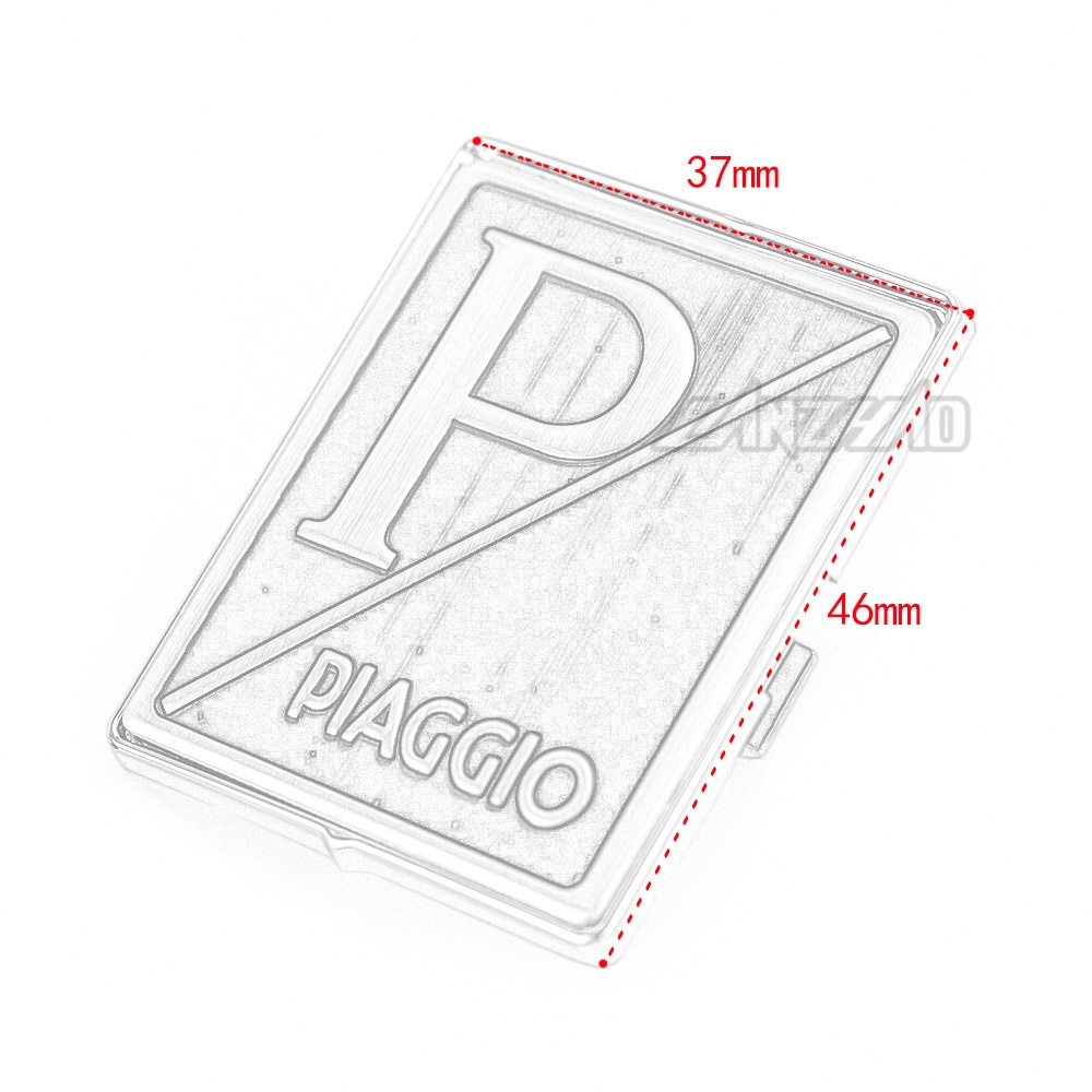 Logo Màu Đen Trang Trí Xe Máy VESPA Sprint Primavera 150 GTS S125 LX125