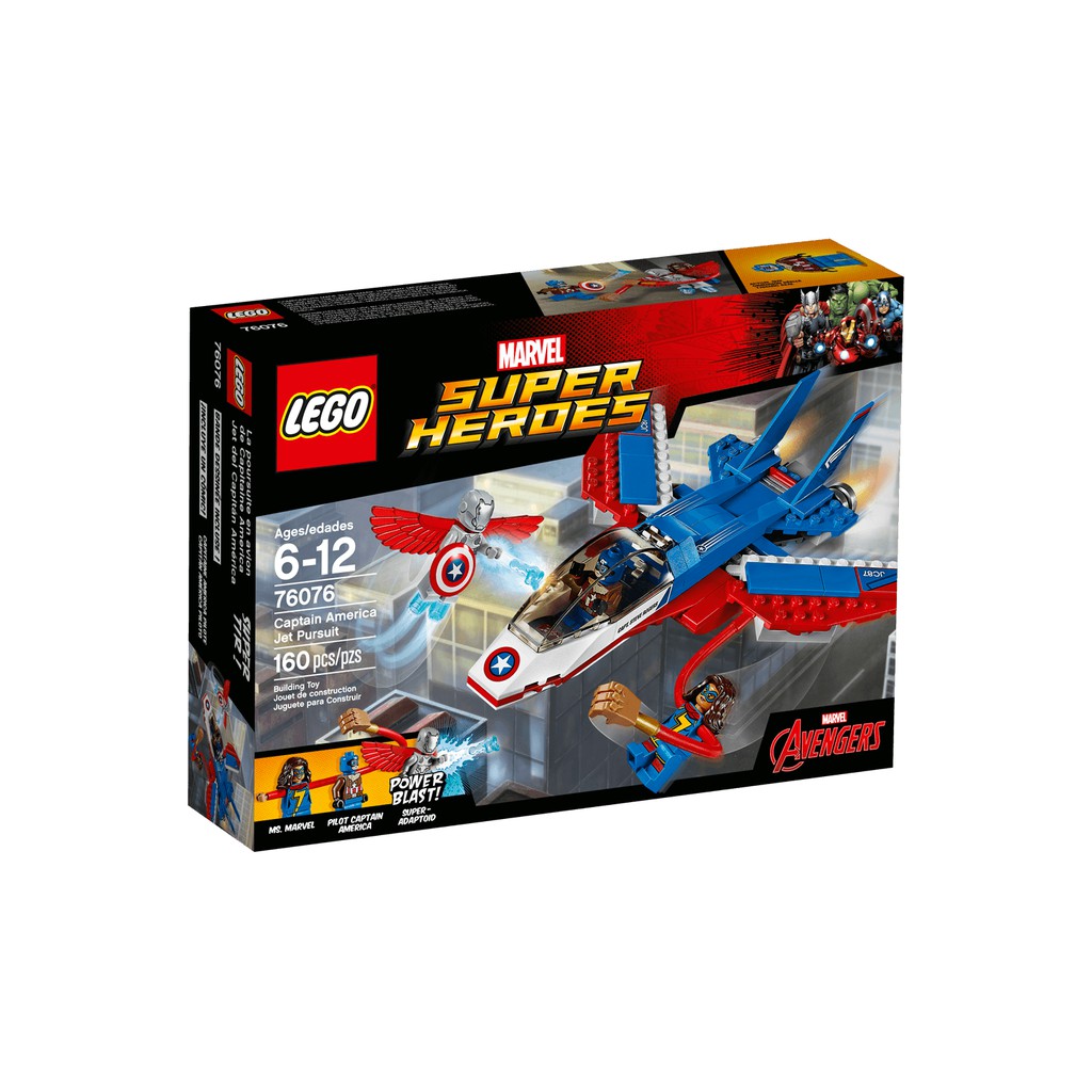 LEGO Marvel Super Heroes - Máy Bay Phản Lực Của Captain America (76076)