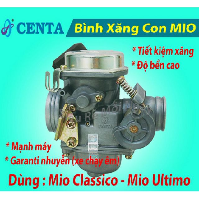 Bình Xăng Con Yamaha Mio Classico - Mio Ultimo Hiệu Centa Chính Hãng