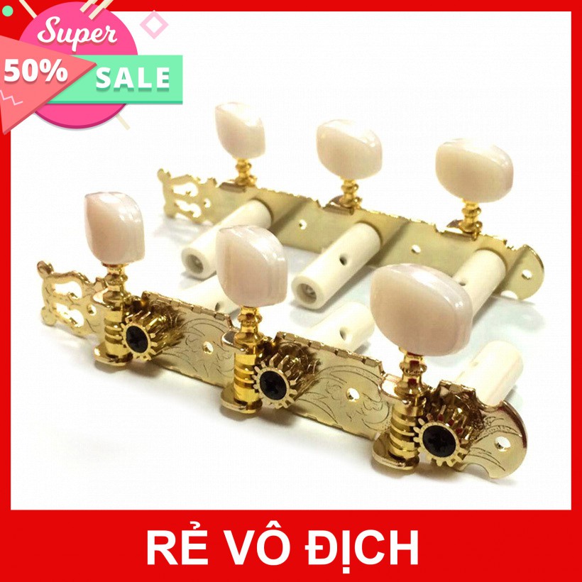 1 bên khóa đàn guitar Classic giá rẻ