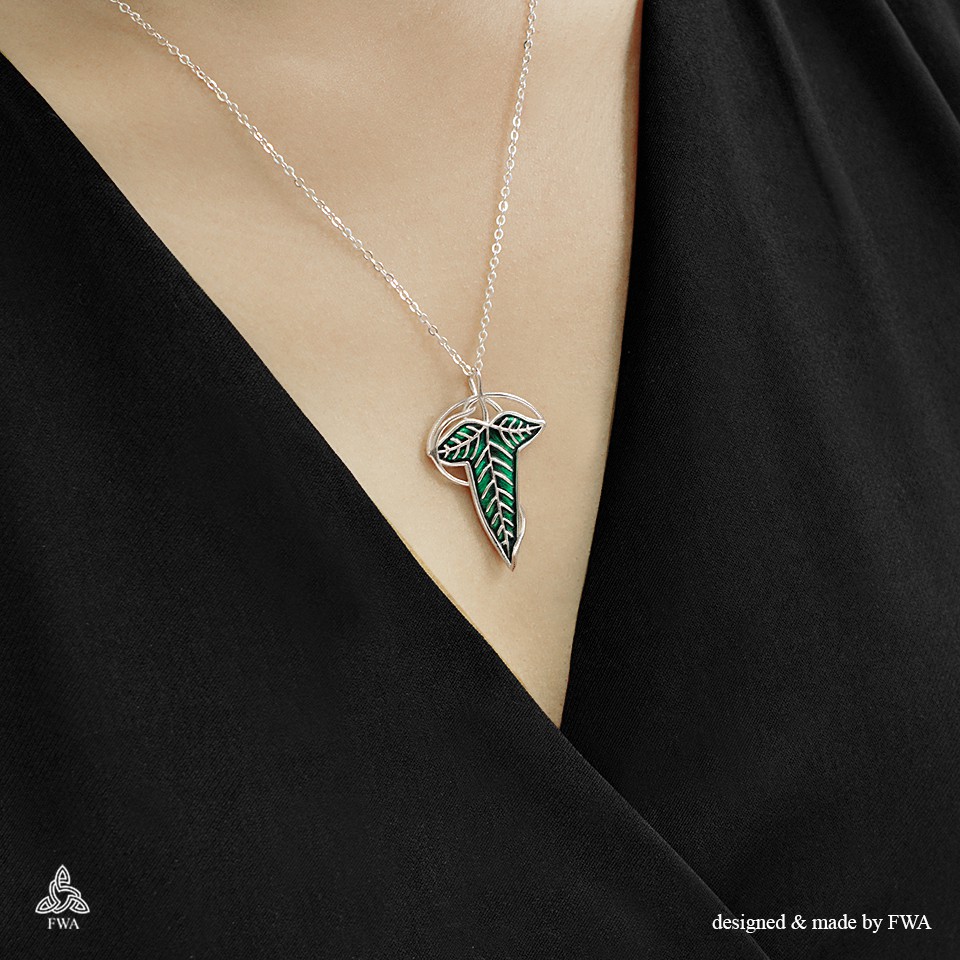 Mặt bạc nữ FWA Lothlorien Leaf- Chúa tể chiếc Nhẫn