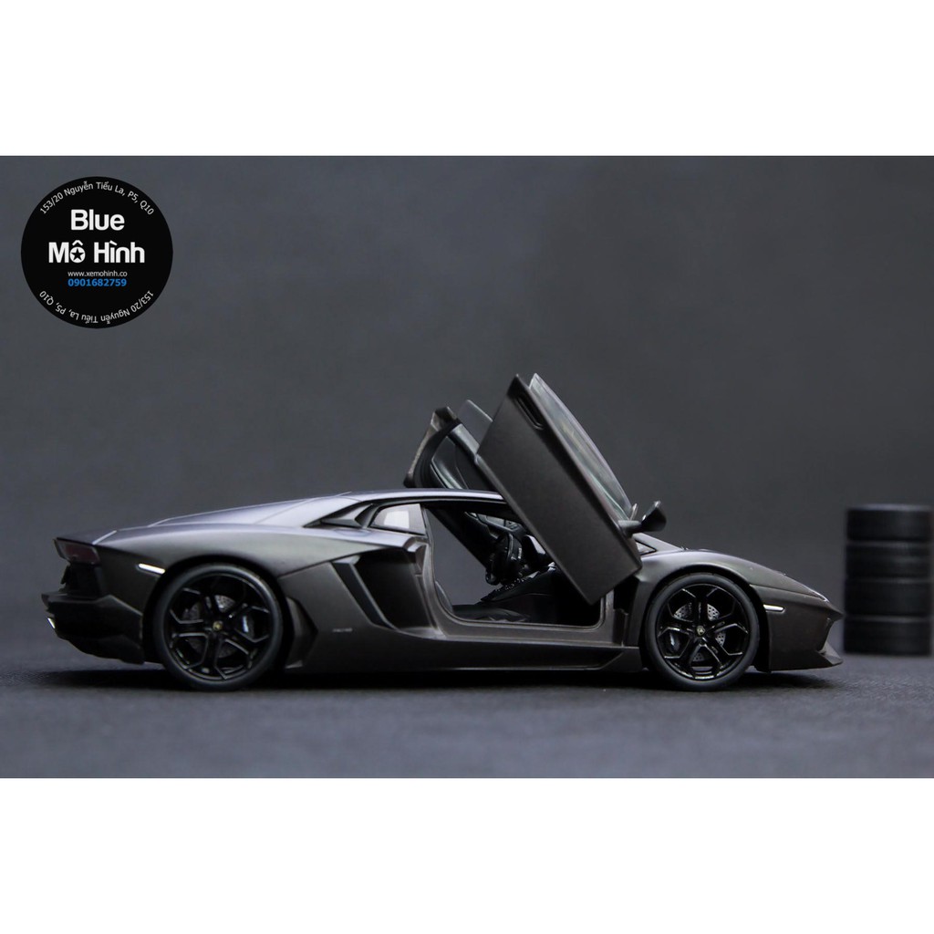 Blue mô hình | Xe mô hình Lambo Aventador LP700 Welly 1:24