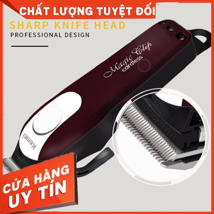 Tông Đơ Cắt Tóc Chuyên Nghiệp Kemei KM-2600 Không Dây - Hàng nhập khẩu