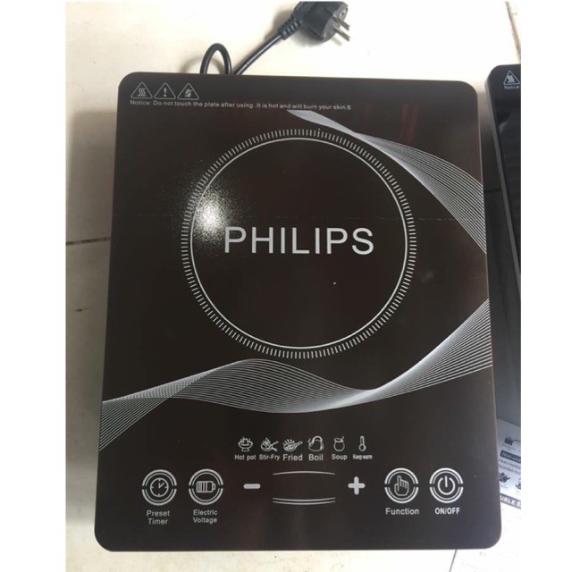 Bếp từ đơn cảm ứng Philips PL-T01 Công suất 2200W tặng nồi lẩu