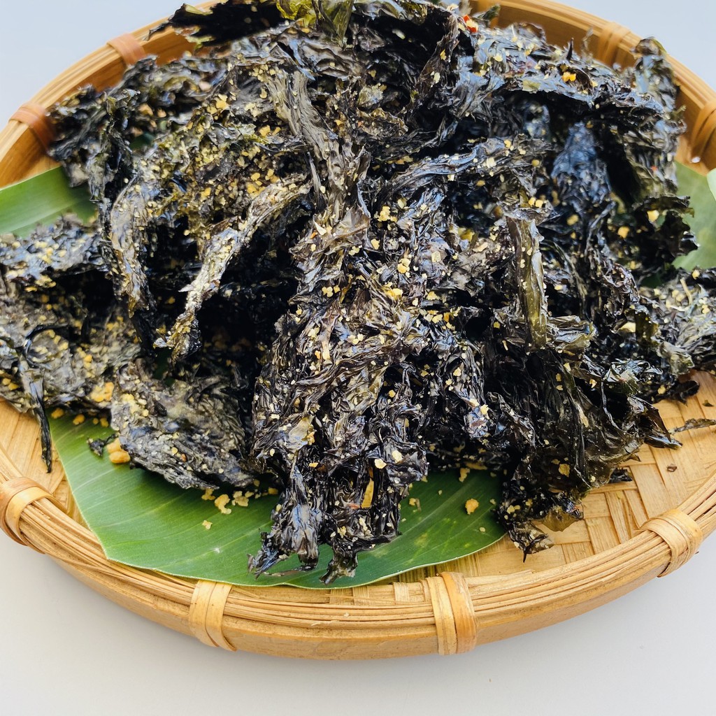 [Mã 267FMCGSALE giảm 8% đơn 500K] RONG BIỂN SẤY TỎI GIÒN NGON 150grAM | BigBuy360 - bigbuy360.vn