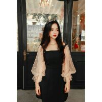 Váy bánh bèo tay bồng