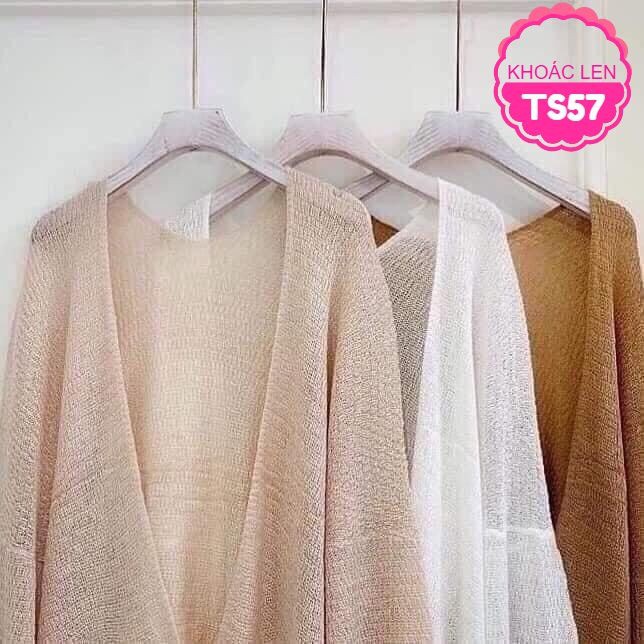 Áo khoác len cardigan đi biển cực xinh TS57