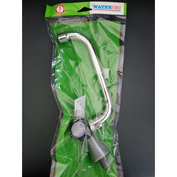 Vòi rửa chén âm bồn tay vặn ống Inox Water Tec - Mã WT002F
