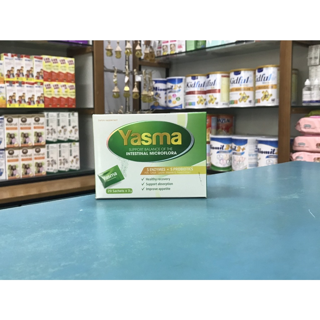 Combo 2 hộp Men vi sinh Yasma hộp 3g/20goi