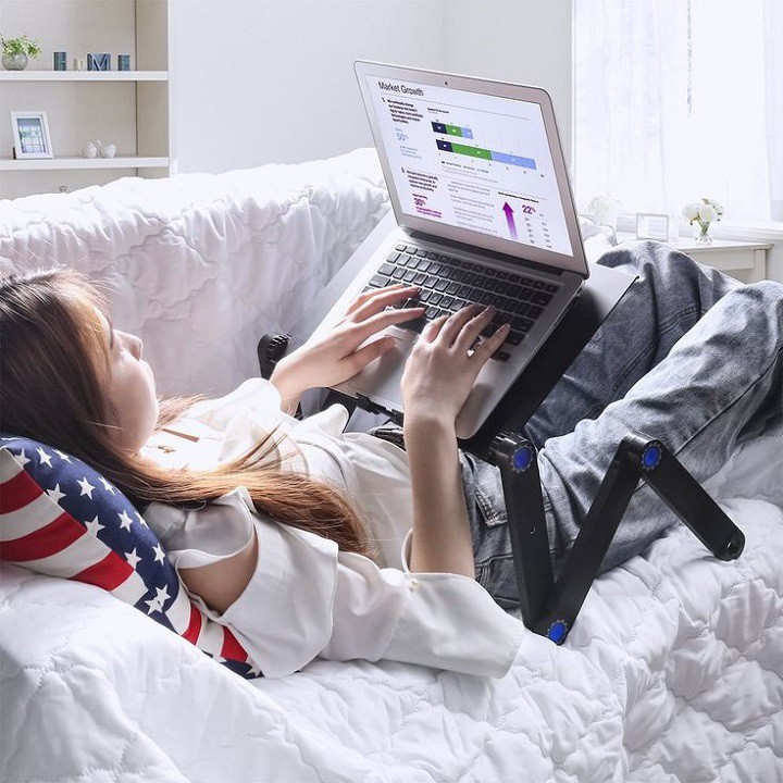 Giá đỡ laptop đa năng Easyr xoay 360° gấp gọn