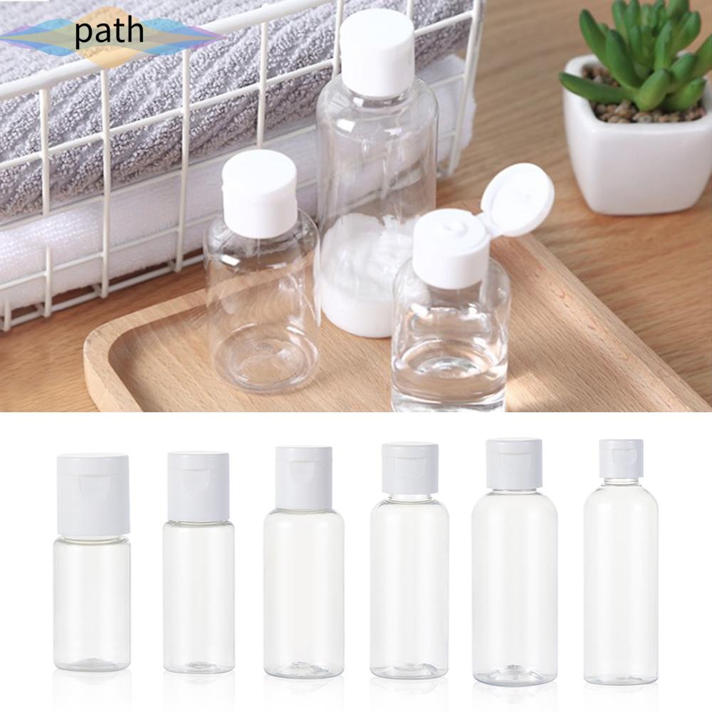 (Hàng Mới Về) Bình Nhựa Rỗng Trong Suốt Đựng Dầu Gội / Sữa Tắm 10-100ml