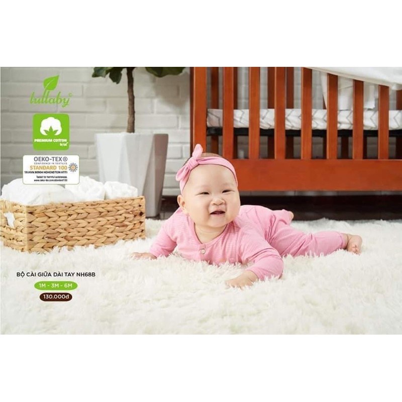 Bộ cài giữa dài tay Lullaby NH68B