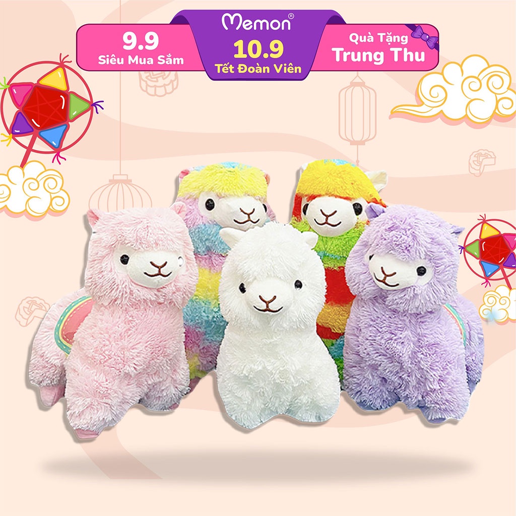 Gấu Bông Lạc Đà Alpaca Cao Cấp Memon