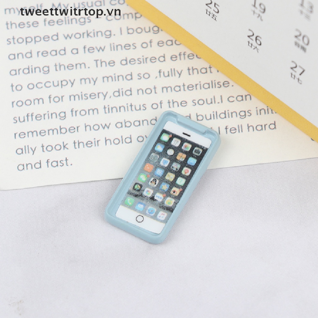 TRTOP 1PC 1: 12 Doll house decoration accessories smartphone model toy ornaments .