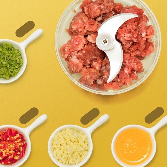 Máy Xay Tỏi Ớt Cầm Tay Mini 250ml Siêu Tiện Lợi Hàng loại 1