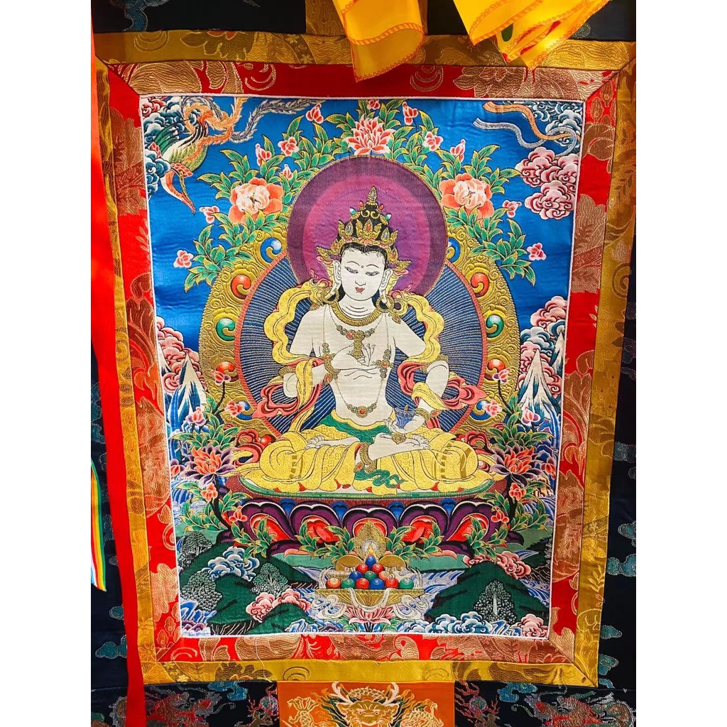 [PBMC]Thangka thêu 1.3m - Gấm Tây Tạng