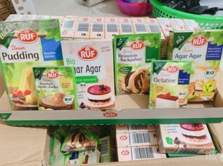 Bột Pudding Hữu Cơ Ruf Bio ĐỨC Vị Vani thật RUF BIO a0510