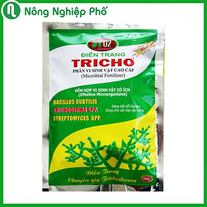 [PHÂN HỮU CƠ VI SINH]  Phân Vi Sinh Trichoderma Ủ Phân Hữu Cơ và Kiểm Soát Nấm Bệnh Túi 0,5 Kg