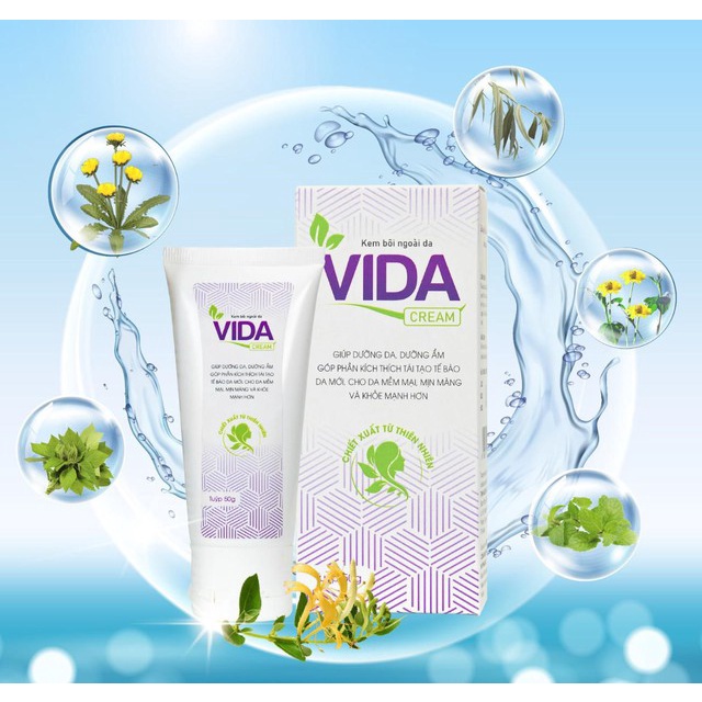 Combo 2 Vida Nano - 1 Vida Cream Tặng 1 Vida Cream Thanh Nhiệt, Hỗ Trợ Giảm Rôm Xẩy, Mụn Nhọt - Vida Pharma