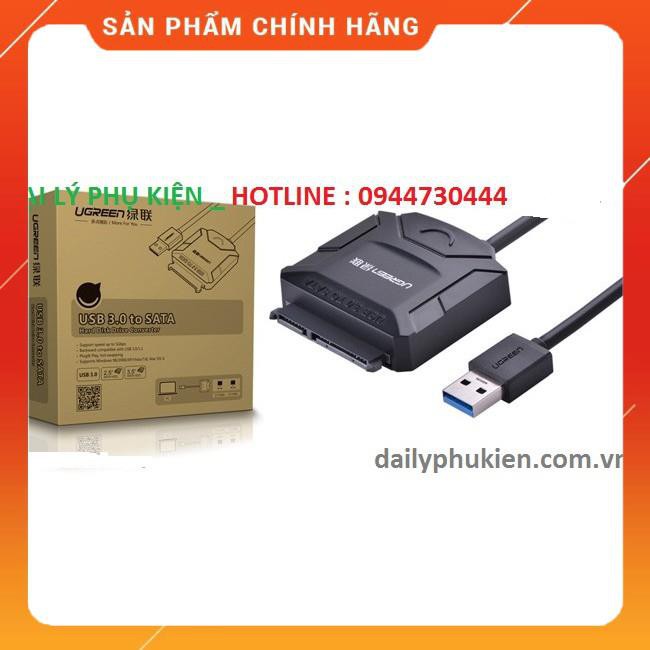 Cáp USB 2.0 sang SATA cho ổ cứng HDD 2.5 và 3.5 Ugreen 20215 dailyphukien