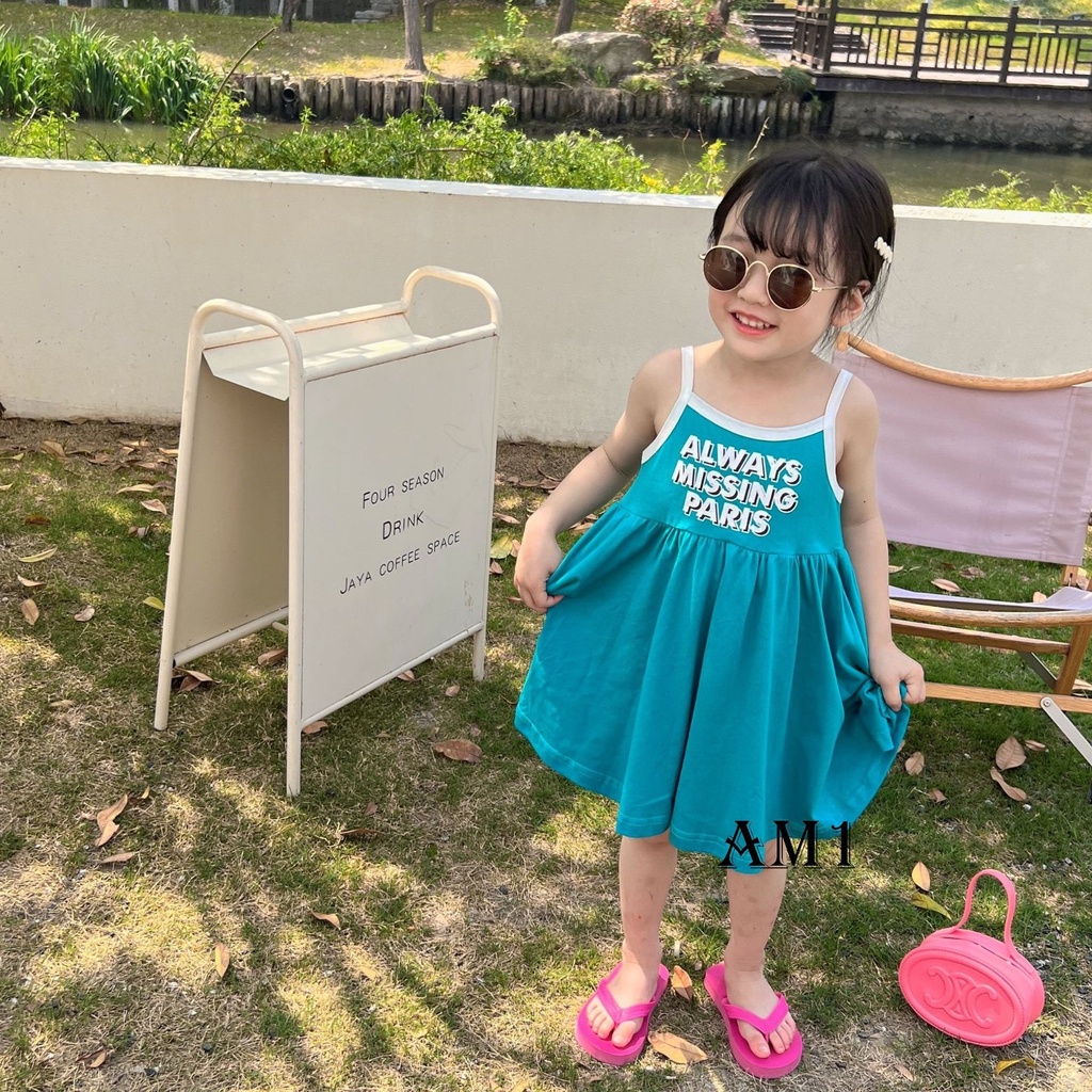 (8-20kg) Váy bé gái dễ thương TTR44 Váy 2 dây cho bé