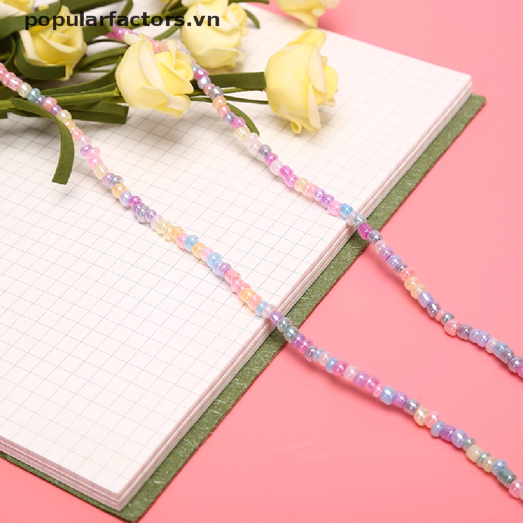 Vòng Cổ Chuỗi Hạt Nhiều Màu Phong Cách Boho Thời Trang Cho Nữ