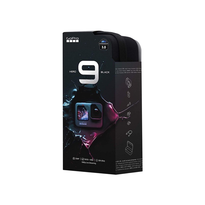 Gopro Hero 9 Black Chính Hãng BH 12 Tháng - Máy quay phim hành động Gopro Hero 9 Black mới nguyên seal