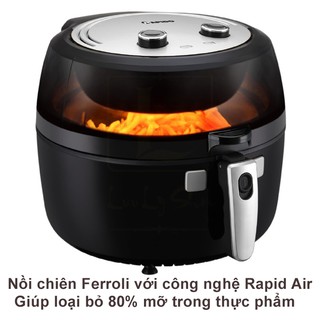 Nồi chiên không dầu của Đức hãng Ferroli - Rapido