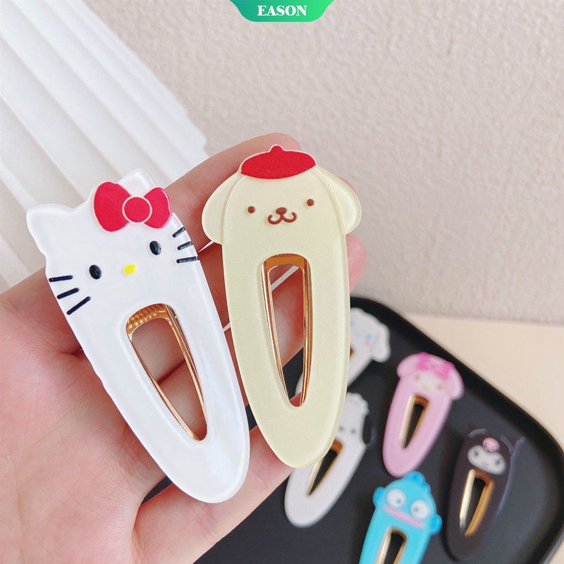 Kẹp Tóc Hình Giọt Nước Phong Cách Disney Sanrios Kawaii Kuromi My Melody Dễ Thương Chất Lượng Cao Cho Bạn Gái [WET]