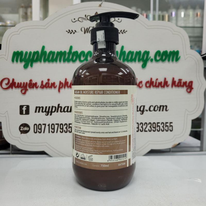 (CHÍNH HÃNG 100%) LẺ DẦU GỘI HOẶC DẦU XẢ CSMEER ARGAN OIL CHÍNH HÃNG CÔNG TY 500ml - 750ml