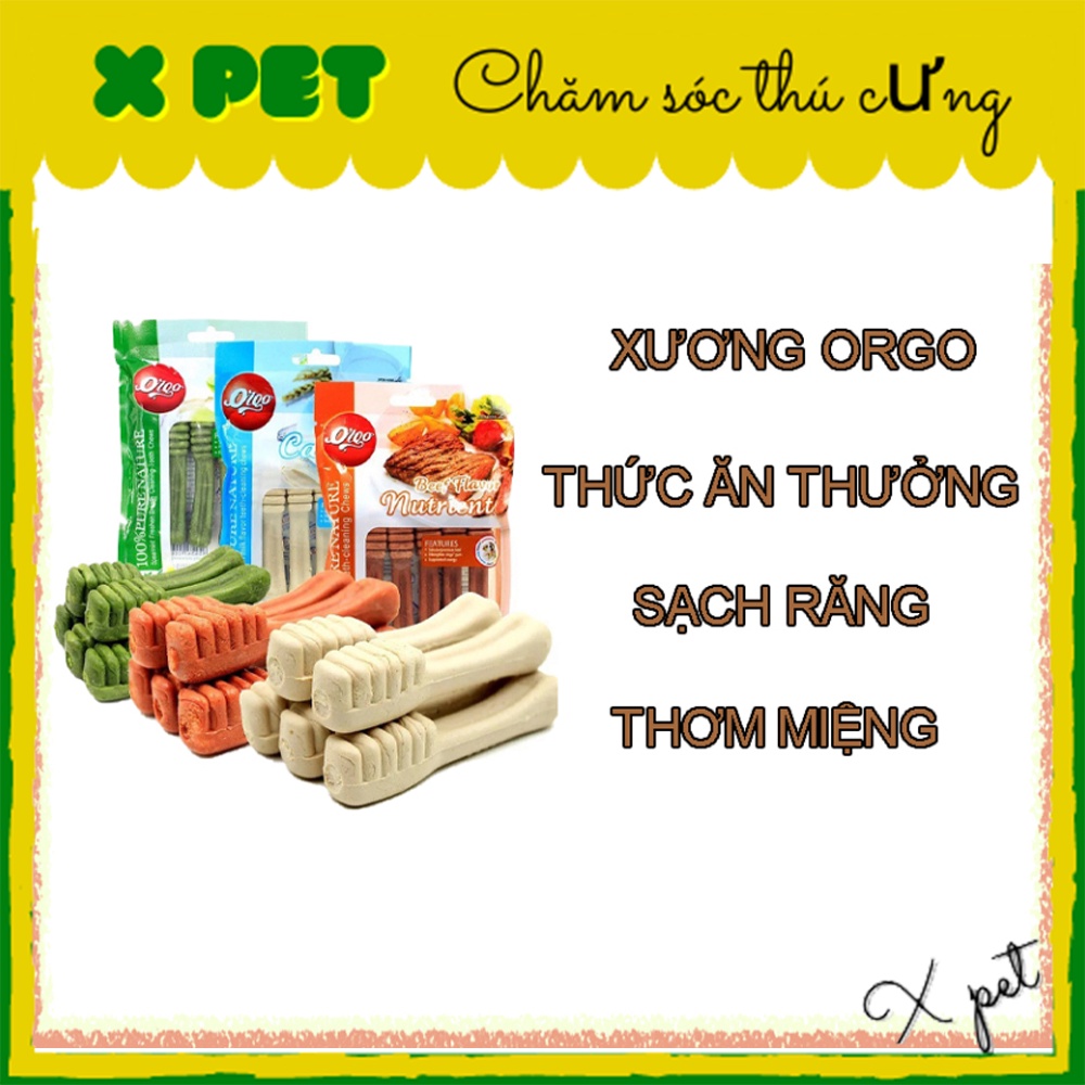 Xương Gặm Orgo Sạch Răng,Thơm Miệng,Bổ Sung Canxi Cho Chó