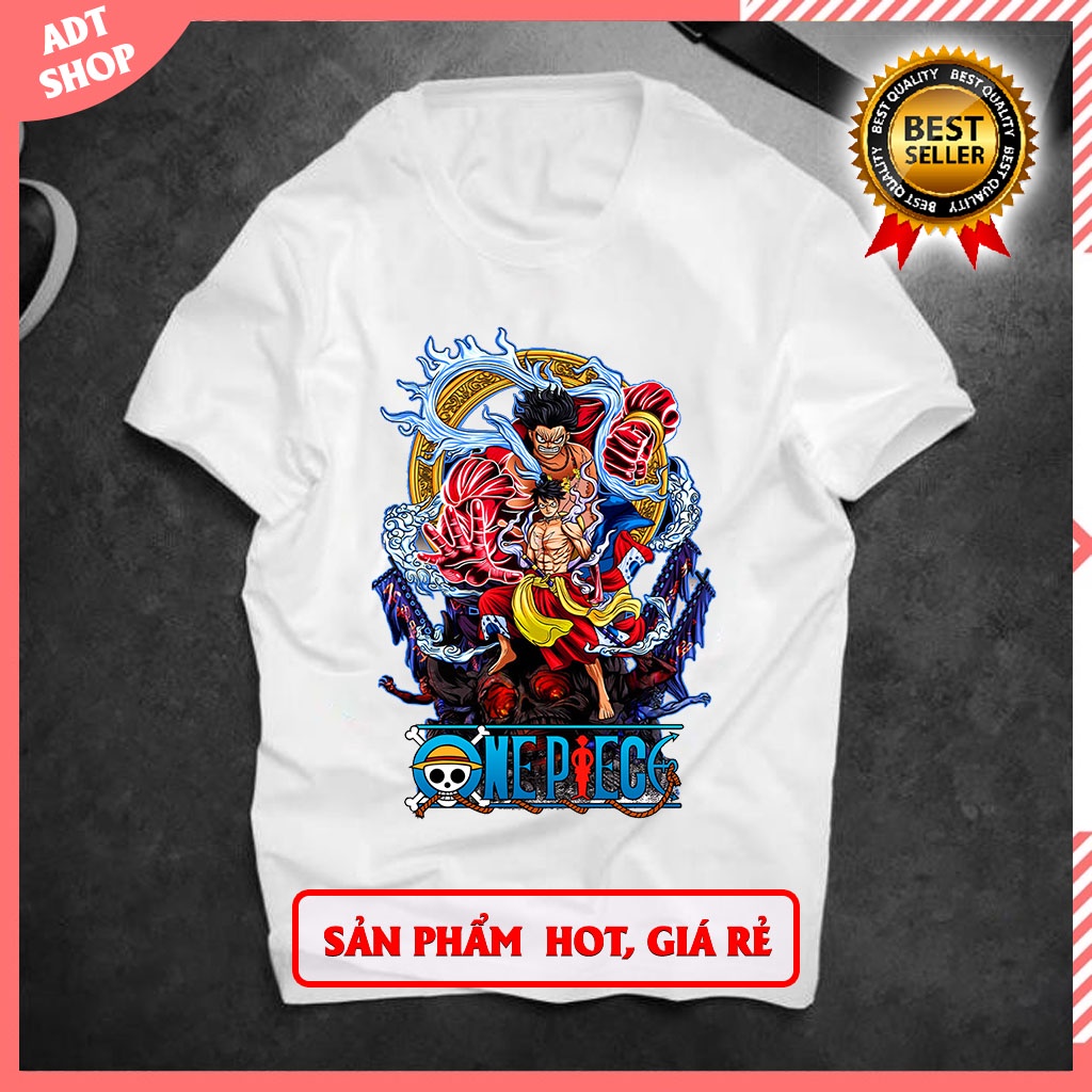 BST Áo thun LUFFY Gear 5 mũ rơm Zoro - Áo phông Nam Nữ Unisex in hình One Piece Đảo Hải Tặc dành cho các fan
