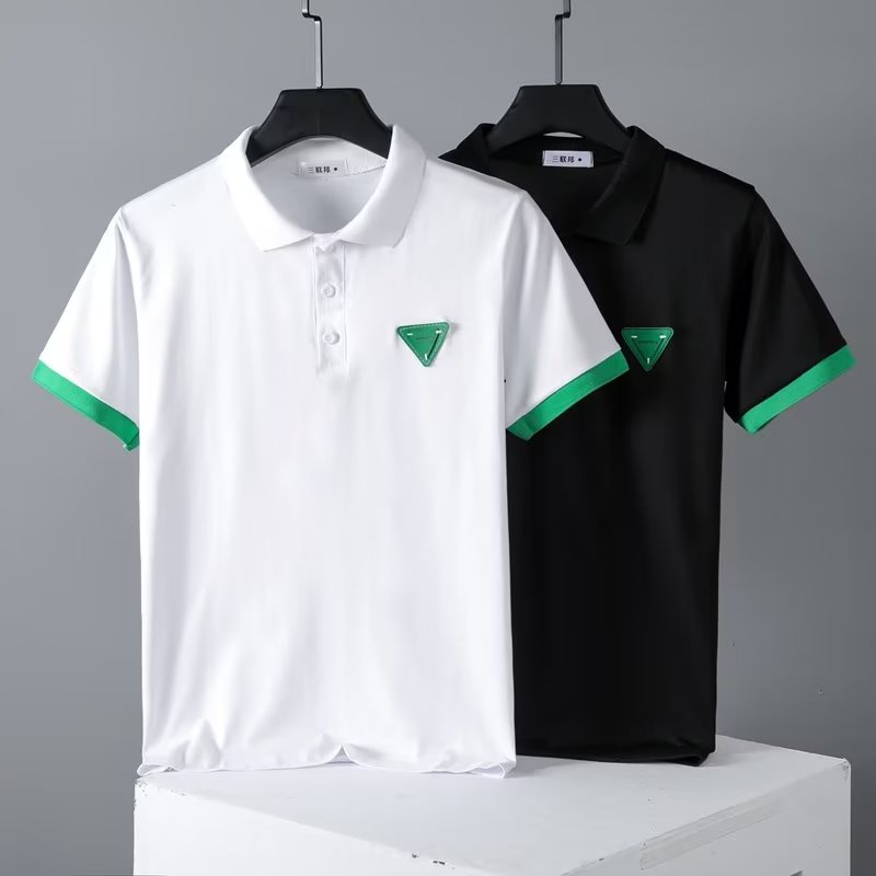Áo Thun POLO Tay Ngắn Dáng Rộng Cài Nút Phong Cách Hàn Quốc Thời Trang Cho Nam Size M-3XL