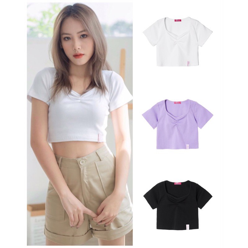 [Mã WASTUP giảm 10% tối đa 30K đơn 99K] Áo croptop Jersey