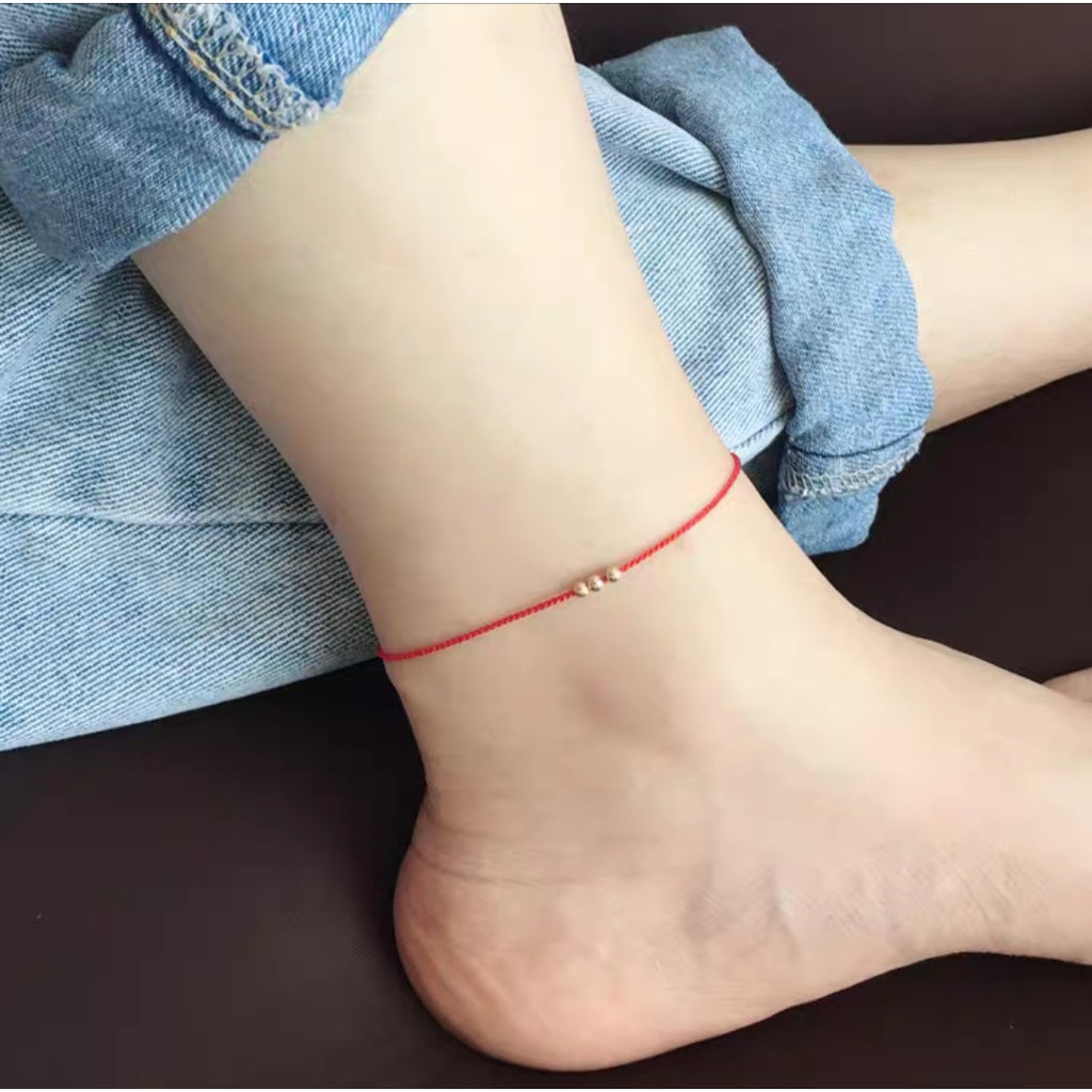 Lắc Chân Bi Bạc ( thông báo size cỏ chân )