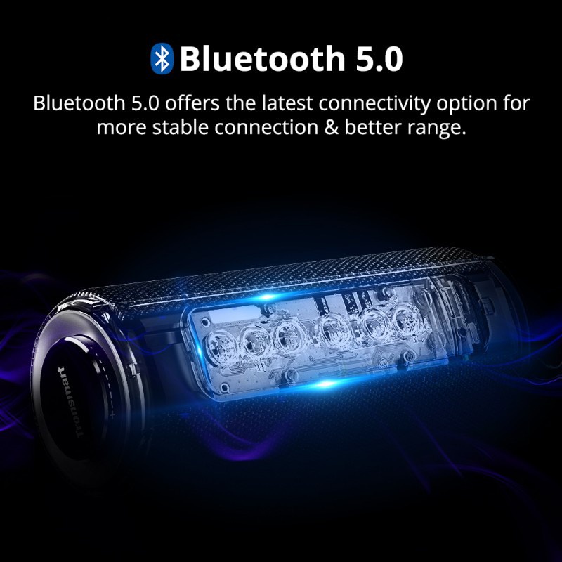 Loa Bluetooth 5.0 Tronsmart Element T6 Plus + Túi đựng loa , Công Suất 40W, Âm Thanh Vòm 360 Độ - Hàng Chính Hãng