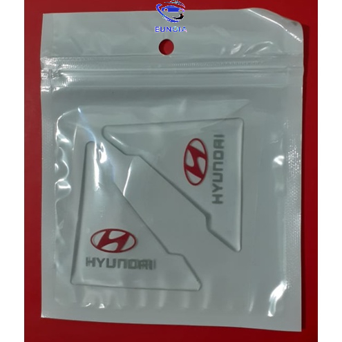 Bộ Miếng dán chống va chạm góc cửa ô tô có logo hãng - Phụ Kiện Đồ Chơi Ô Tô Xe Hơi EUNOIA