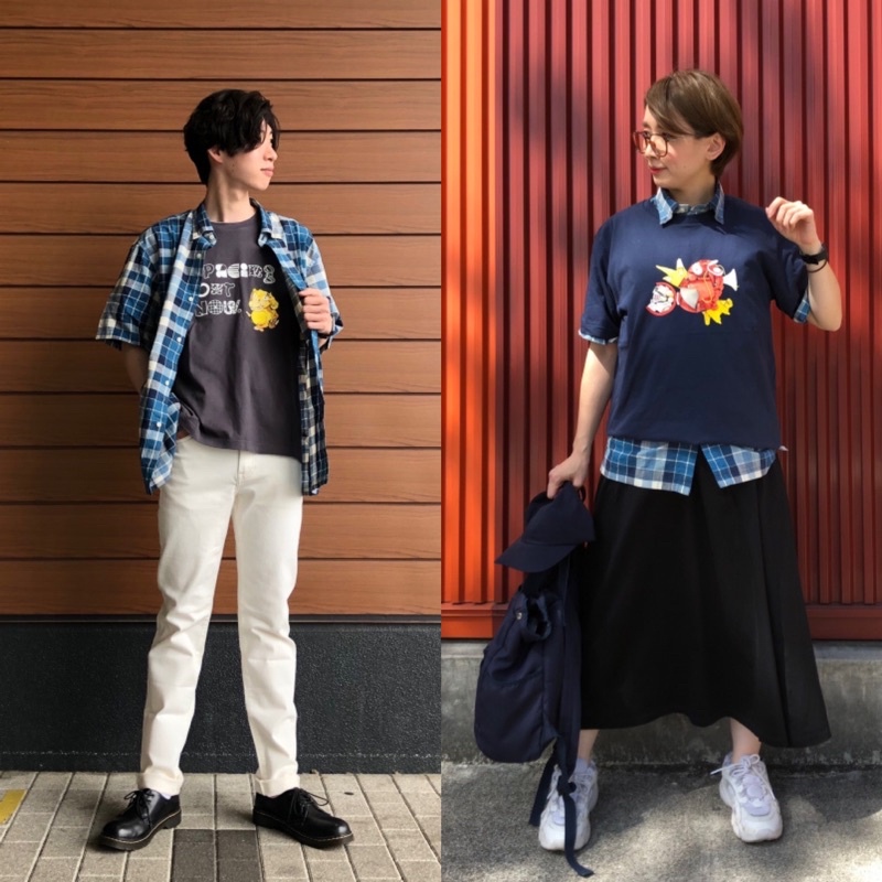 Áo sơ mi nam cộc tay kẻ caro thời trang của Uniqlo