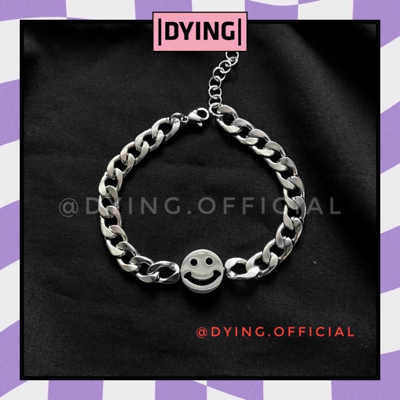 Vòng Tay ICON SMILE - Thép Titan KHÔNG RỈ