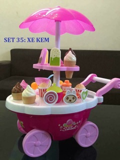 Xe đẩy bán kem