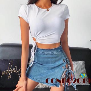 Áo Thun Nữ Tay Ngắn Kiểu Dáng Thời Trang Quyến Rũ
