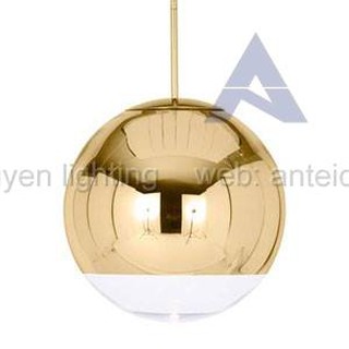 Đèn thả cầu vàng bạc D150