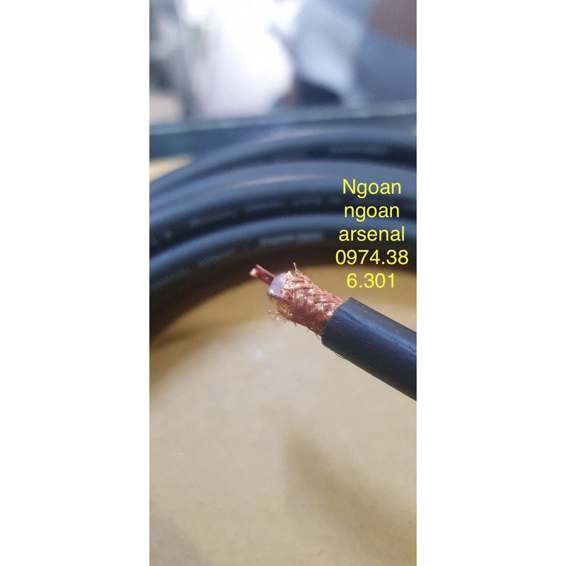 Dây tín hiệu âm thanh coaxial audio cao cấp nhập khẩu hãng YARBO Đức. báo giá 1 mét rời chưa jack