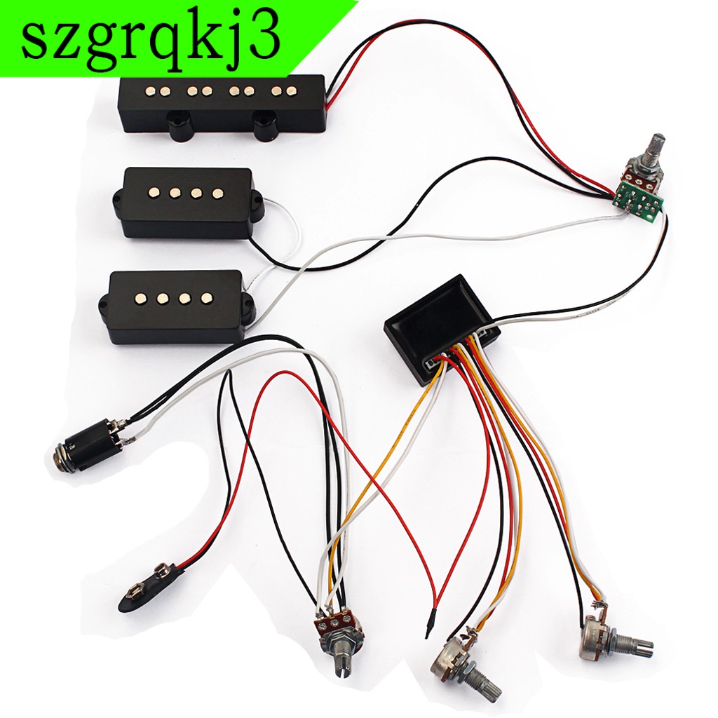 Bộ pickup điện có dây cân bằng EQ cho đàn guitar Jazz âm trầm chính xác