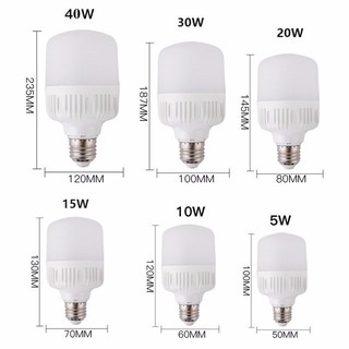 Bóng đèn led trụ các loại 5w 10w 15w 20w 30w 40w
