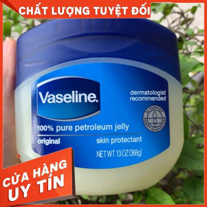 Sáp Dưỡng ẩm  VASELINE Hủ 368g (Của Mỹ )dưỡng ẩm chống nứt nẻ toàn thân-dùng cho spa phun săm -