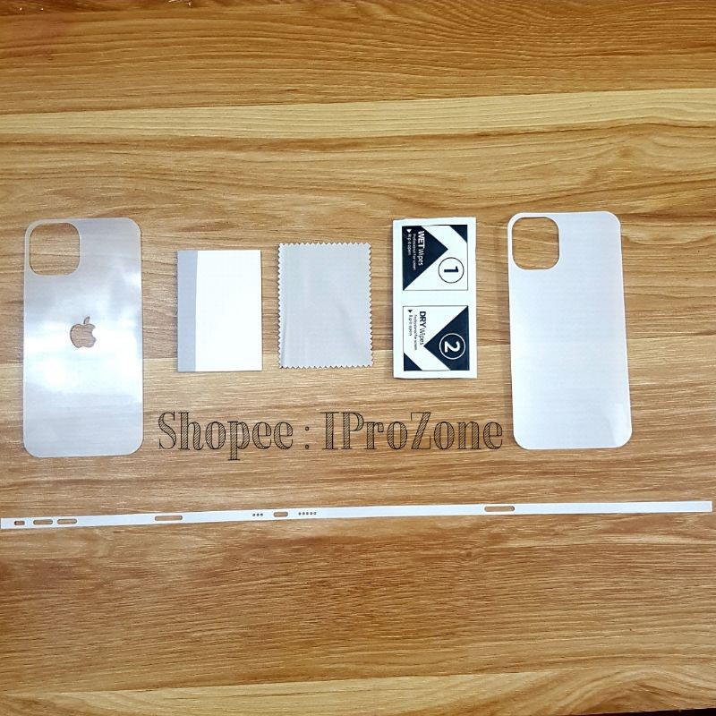 Dán PPF siêu dầy full viền + lưng rời cho IPhone 12 ,12 Mini , 12 Pro Max  chống va đập , tự phục hồi cao cấp