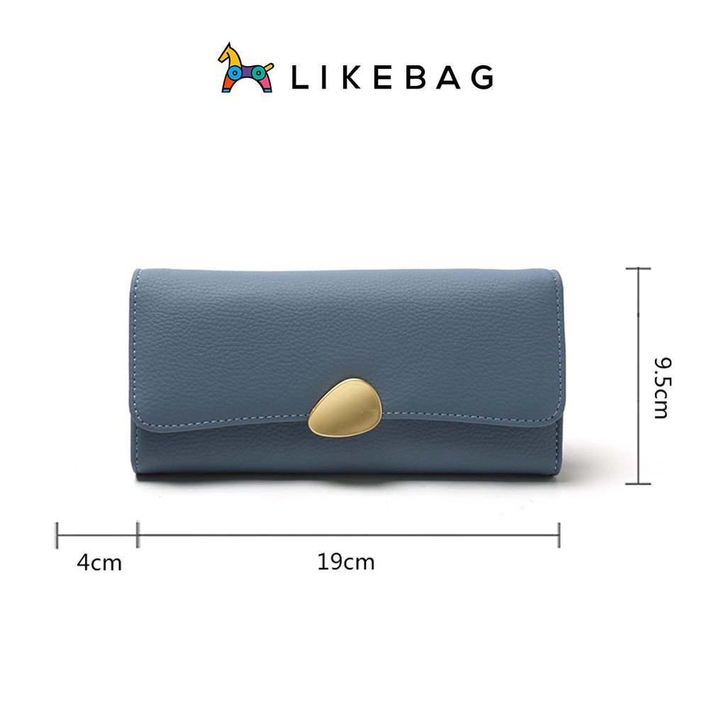 Ví nữ cầm tay dáng dài LIKEBAG thanh lịch T5654-004 - LIBAGI