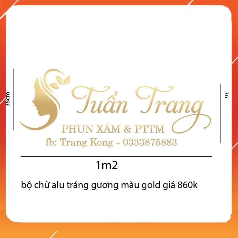 CHỮ DÁN TƯỜNG [ ảnh thật của shop ] Chữ alu trang trí nhận đặt theo yêu cầu