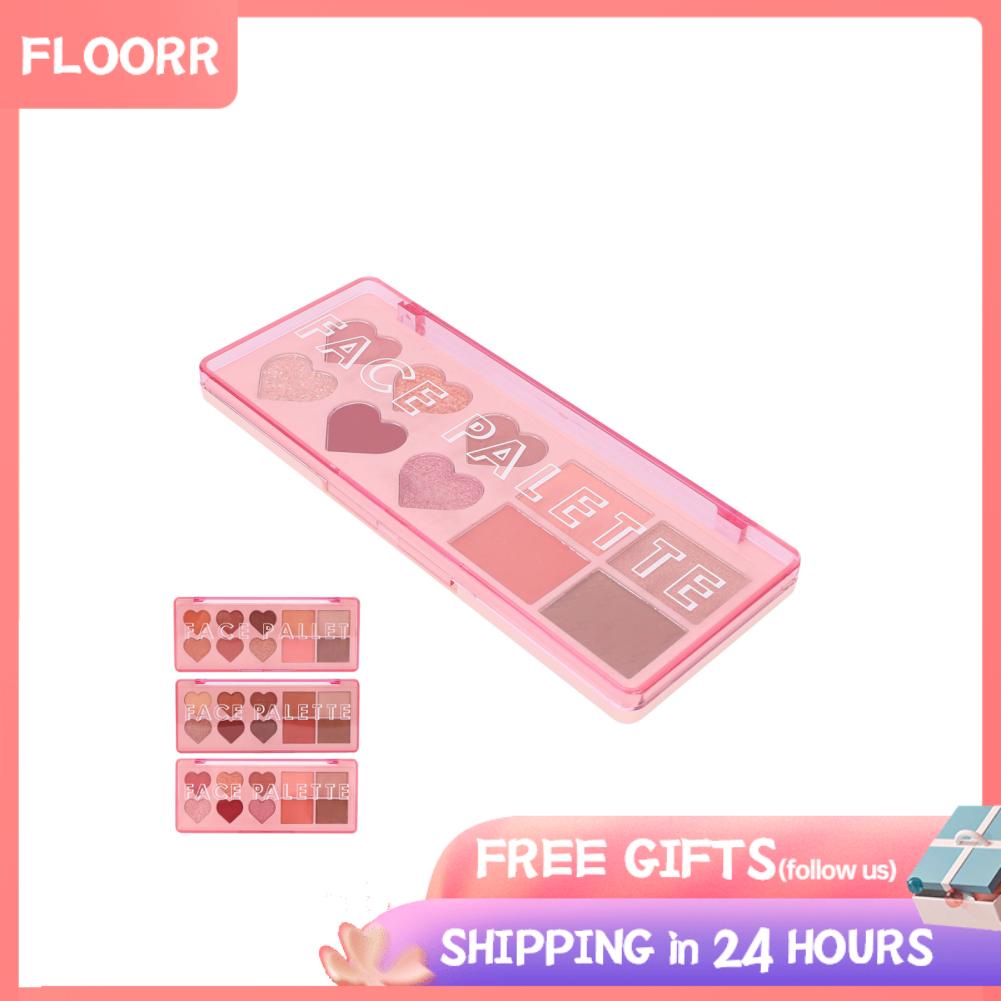 Bảng phấn trang điểm mắt má hồng bắt sáng lâu trôi